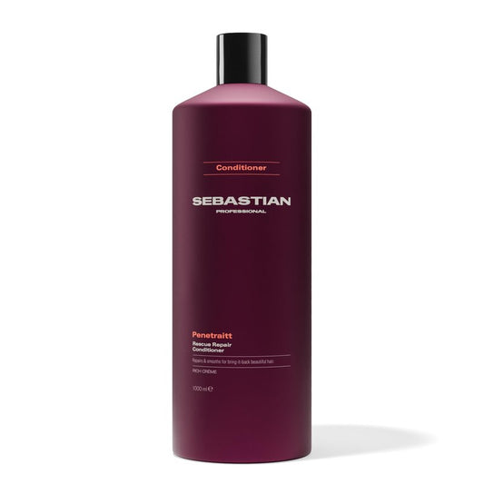 Sebastian Professional Penetraitt Rescue Repair Conditioner | Strengthening & Repair with Deep Moisturizing | For Damaged & Colored Hair | 33.8 fl oz | Packaging May Vary