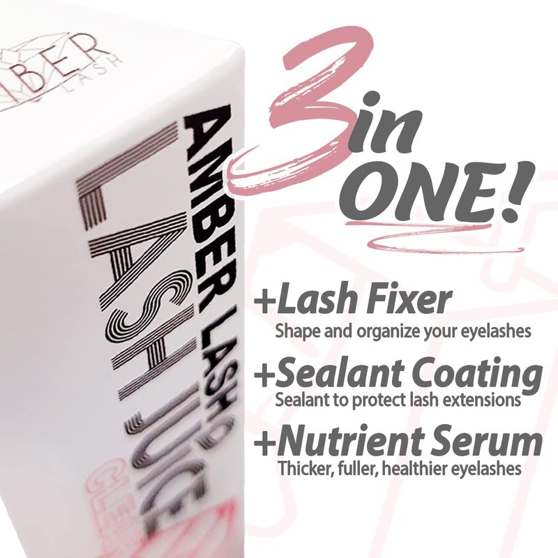 Lash Juice 3-in-1 Eyelash Coating Sealant - Nourishing Serum for Extensions & Lifts | Black