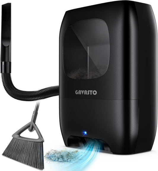 Pro Touchless Vacuum | Automatic Dustpan with Ultra Fast Power - Ideal for Pet Hair & Food Debris, Bagless, 1500 Watt (Gun Gray)