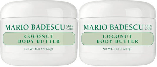 Mario Badescu Coconut Body Butter - Nourishing Body Moisturizer for All Skin Types | Smooth & Radiant Skin