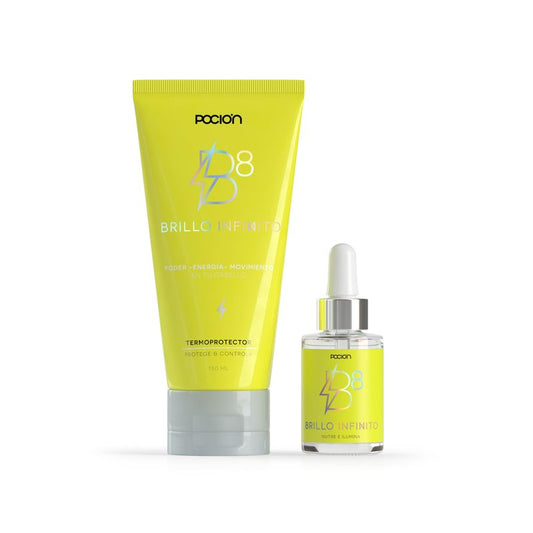 La Pocion B8 Infinite Shine Kit – Multifunctional Hair Oil & Thermoprotector | B8 Multifunctional Hair Oil + B8 Thermoprotecor | Your Key To Effortlessly Beautiful and Smooth Shiny Hair