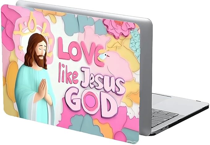 COTAIL Compatible with MacBook Air 13.3 13.6 Inch Case 2022 2021 2020 2019 Plastic Hard Shell Case Cover,13.6 Air (A2681) M2 2022, Jesus