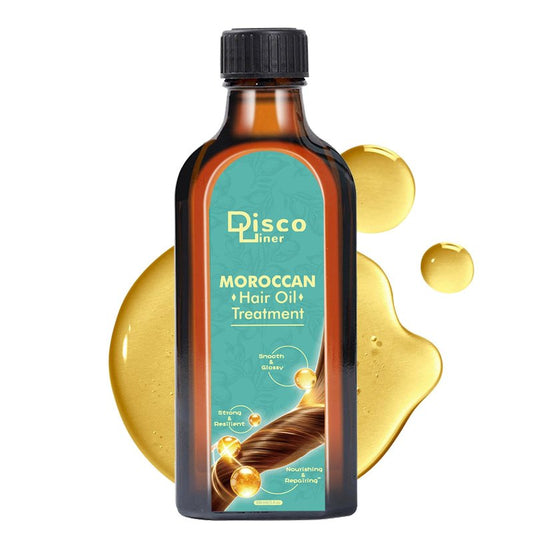 Discoliner Luxury Moroccan Hair Oil for Dry, Frizzy Hair & Split Ends, Hair Oil Treatment for Shine, Hydration & Repair (1, 100, Milliliters)