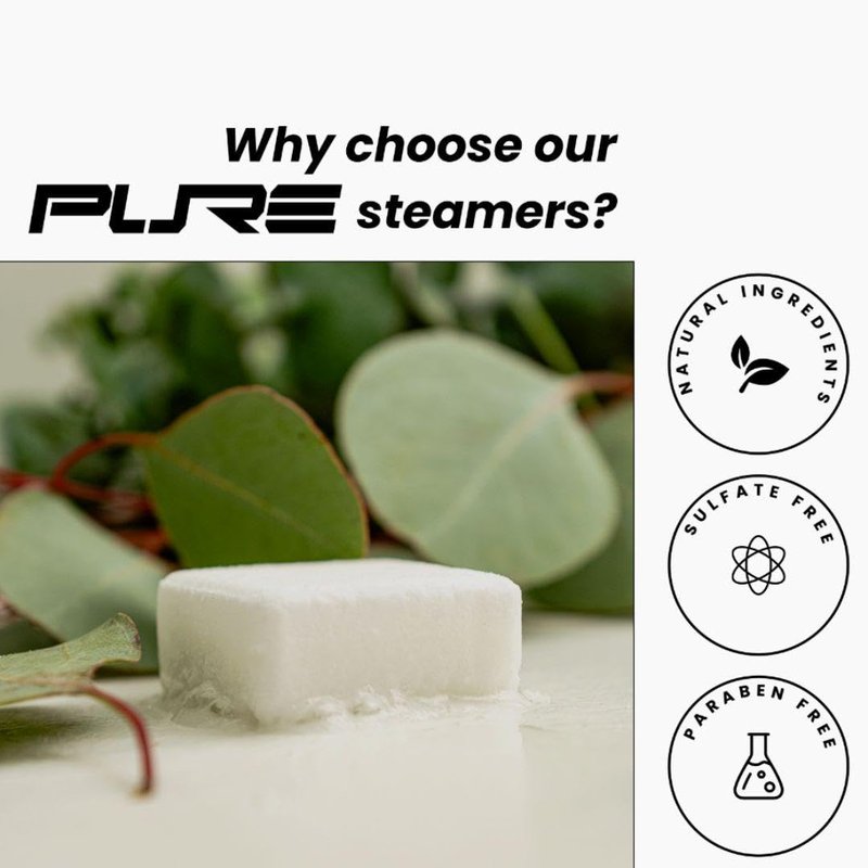 Sport Shower Steamers - USA Made with Natural Eucalyptus Essential Oil, Aromatherapy, Stress and Sinus Relief, Muscle Recovery for Athletes, Best Birthday Presents and Summer Gifts for Runners