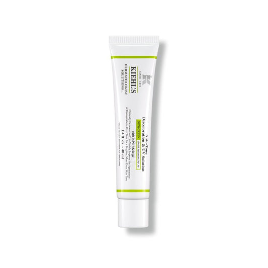 Kiehl's Auto-Tone Discoloration & UV Solution with SPF 30, Color Corrector Serum to Reduce Sunspots and Protect Against UV Damage, Radiant Finish