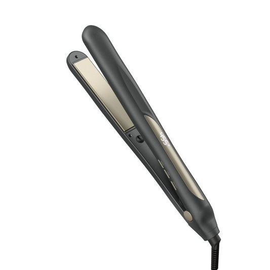 Infiniti PRO CONAIR Tourmaline Ceramic 1-Inch Flat Iron Digital Hair Straightener, 1-Inch Flat Iron to Straighten or Curl, 5 Heat Settings, for All Hair Types and Textures, Dark Gray