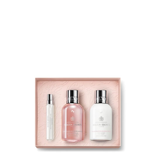 Molton Brown Delicious Rhubarb & Rose Travel Gift Set