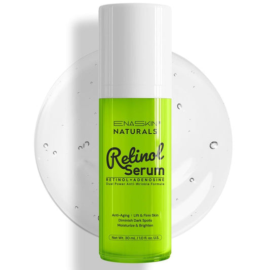 Retinol Anti-Wrinkle Serum for Face: Enaskin Naturals Moisturizing Serum