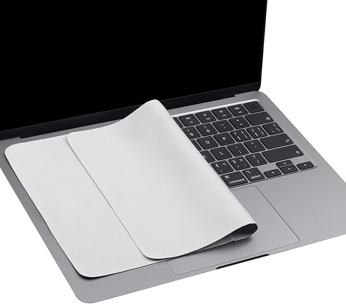 2 Pack Microfiber Liner Cleaning Cloth Screen Keyboard Imprint Protection for MacBook Neo/Pro/AIR 13" 14" (2018-2026), Compatible MacBook Neo 13/MacBook Air 13 M4 M3 M2 M1/MacBook Pro 14 (M5- M1)