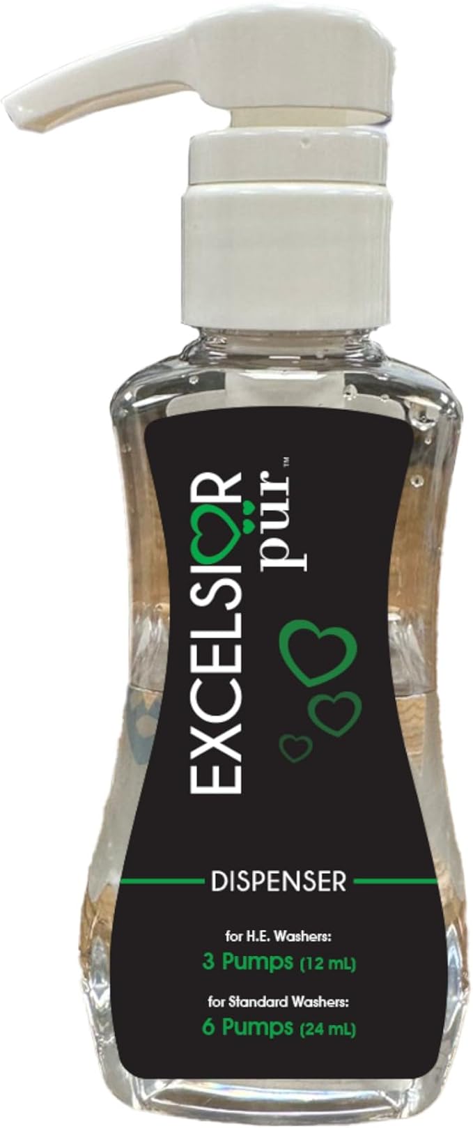 Excelsior PÃ¼r | 7.5x Ultra-Concentrated HE Liquid Laundry Detergent + Stain Remover Kit, 4L / 333 Loads, Fresh Scent, Eco-Dispenser Pump Bottle, Odor Control