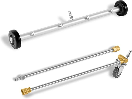 KÃ¤rcher 21" Undercarriage Cleaner Kit, Pressure Washer Accessory to Clean Cars, Trucks, SUVs, Includes Swivel Caster