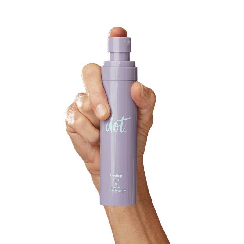 dot Cooling Facial Mist With Vitamin C, Plant-Based Antioxidants & Skin Revitalizing Feminage - Face Mist that Moistures, Rejuvenates & Clarifies – For All Skin Types – Menopause Skincare - 3.4 oz