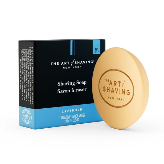 The Art of Shaving Shave Soap Refill – Rich Lather Restores Hydration & Protects Against Razor Burn & Post-Shave Irritation – Dermatologist-Reviewed – Lavender, 3.3 oz