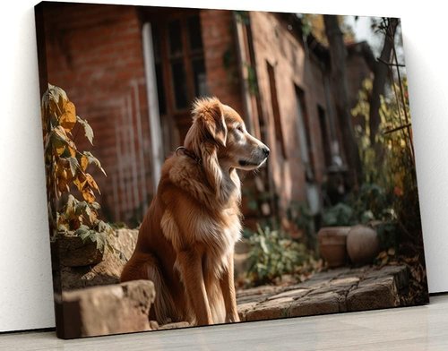 Custom Canvas Prints - Personalized Pet Photos for Wall Art | Framed 6x8 Inches
