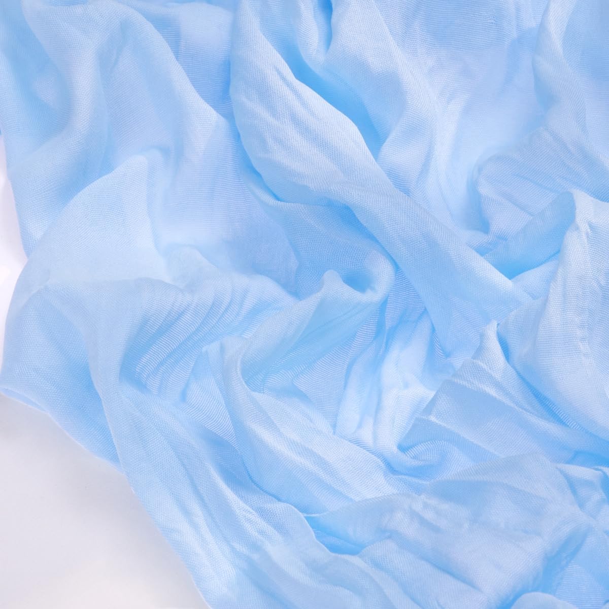 Socomi Cheesecloth Table Runner - 6pcs Blue Boho Rustic Gauze | 120 Inch for Weddings & Events