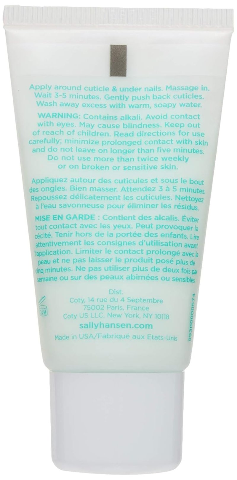 Sally Hansen Cuticle Remover - pH-Balanced Aloe Vera Formula | Eliminates Thick & Overgrown Cuticles