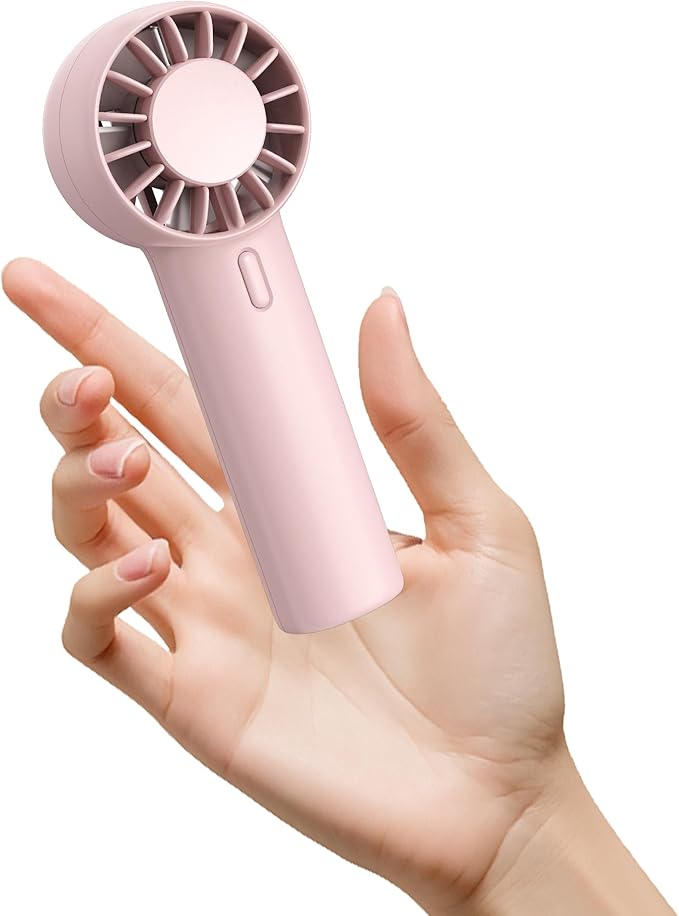 Mizong Mini Fan Portable Fan USB Rechargeable Handheld Fan with 3 Speed Wind Pocket Personal Cooling Fan for Desktop Travel Outdoor Vacation Concert Makeup Use