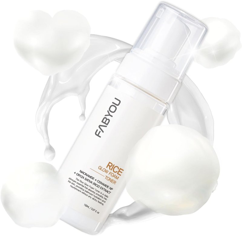 Rice Glow Bubble Toner - Milky Hydrating Toner with Niacinamide & Rice Extract | 5.07 fl oz for Sensitive Skin