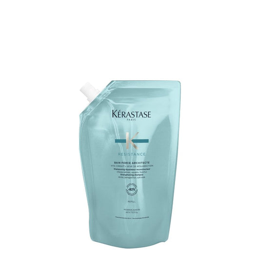 Kerastase Resistance Force Architecte Shampoo - Reconstructing Repair Shampoo For Weak and Damaged Hair, Formulated With Pro-Keratine Complex, 16.9 Fl Oz (Refill)
