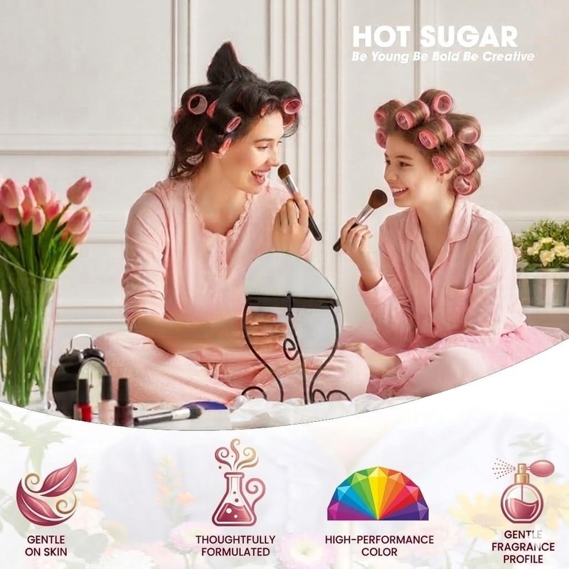 Hot Sugar Makeup Kit for Girls With Unicorn Aluminum Cosmetic Box including eyeshadow lipstick blush brush for Birthday Christmas