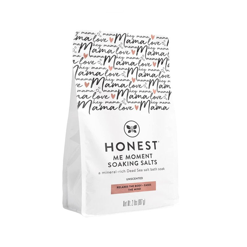 The Honest Company Mama Me Moment Soaking Salts Calming Mineral-rich Dead Sea Salt Soak 2 lbs
