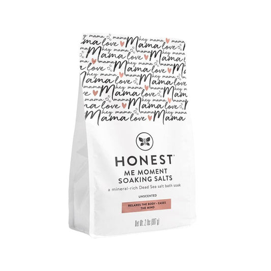 The Honest Company Mama Me Moment Soaking Salts Calming Mineral-rich Dead Sea Salt Soak 2 lbs