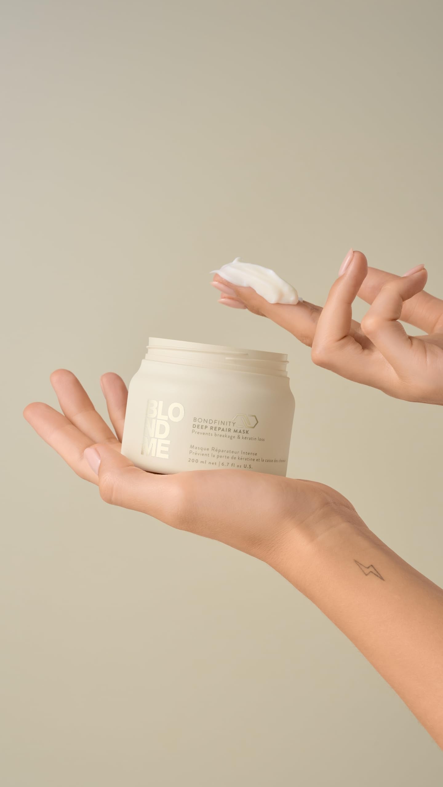 BlondMe Bond Repair Nourishing Mask for Blonde Hair | Intensive Hair Treatment | Adds Moisture and Softness |For Blonde, Lightened, & Grey Hair
