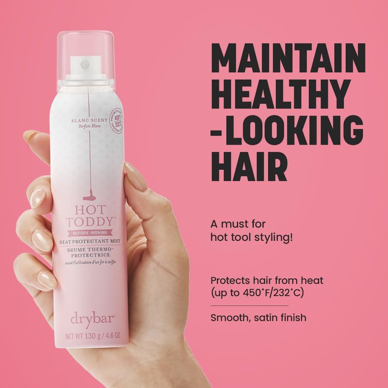 Drybar Hot Toddy Heat Protection Spray - Lightweight Formula for Hair | Protects from Styling Tools