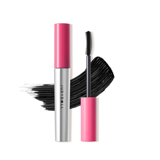 JUDYDOLL No-Drooping Volume Mascara Black, 40h Long-lasting, Smudge-Proof, Clump-Free, Waterproof Volumizing Mascara, Infused with Squalane, Strengthen and Protect Lashes