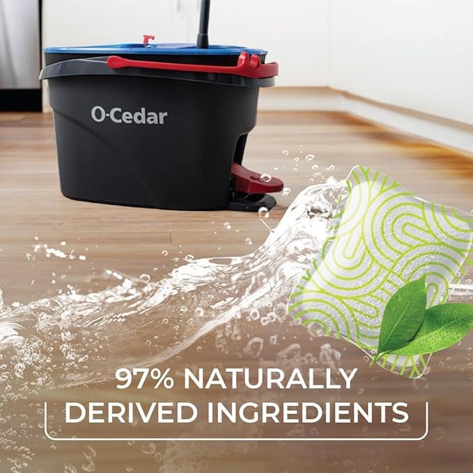 O-Cedar Floor Cleaning 40ct Pacs Citrus Scent 10ct (4-Packs)