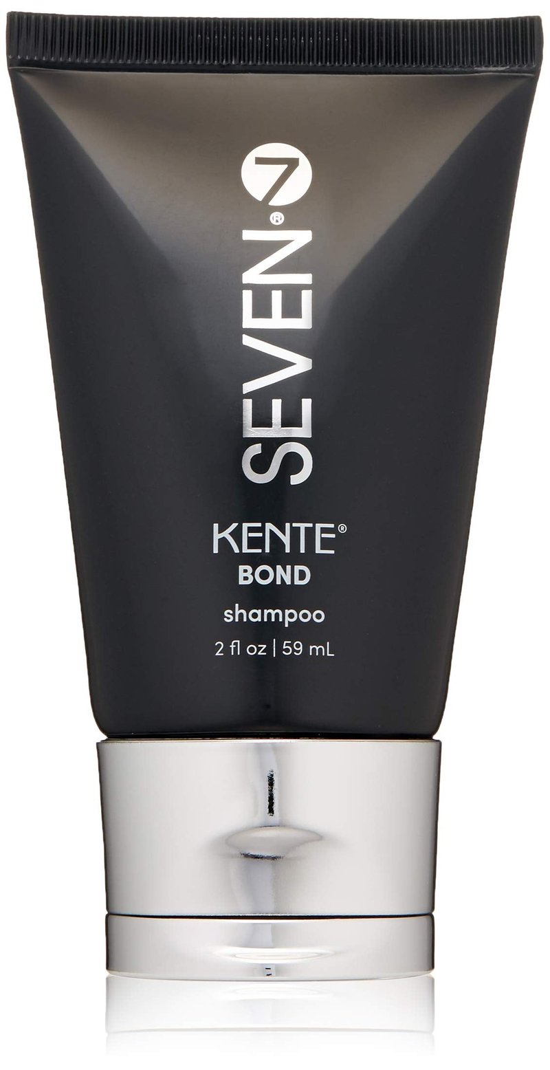 SEVEN Haircare KENTE BOND Shampoo for Split Ends + Damaged Hair, Sulfate Free, Cruelty Free with Green Tea, Guar & Pro Vitamin B5 for Men & Women, Made in USA, 2 oz.