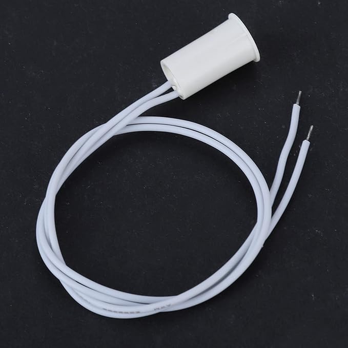10 Pack Magnetic Contacts Switch, NC Recessed Wired Window Door Contact Sensor for Home Security Alarm Systems, 10PCS, White