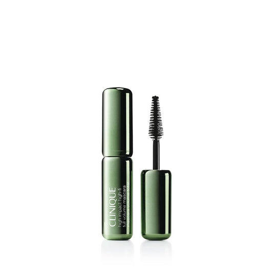 Clinique High Impact High-Fi Full Volume Mascara | Volume, Length, Non-Clumping, Smudge-Proof + Safe For Sensitive Eyes, Mini Travel Size, Black, 0.17 Fl Oz