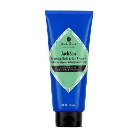 Jack Black JackZen Renewing Body & Hair Cleanser, 10 Fl Oz – Bamboo & Violet – Mens Body Wash, Mens Shampoo, Skin Care, Hair Care, Dual-Purpose Body Wash Men, Sulfate–Free