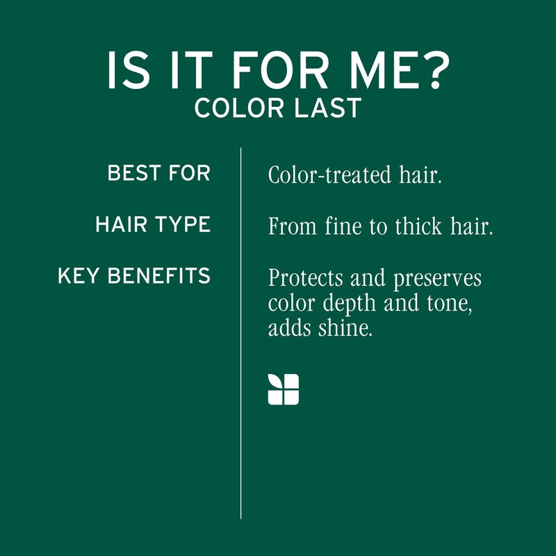 Biolage Color Last Shampoo and Refill Shampoo Set - Protects & Preserves Color Treated Hair, Adds Shine, With Soybean Oil & Stearic Acid, Paraben & Mineral Oil-Free