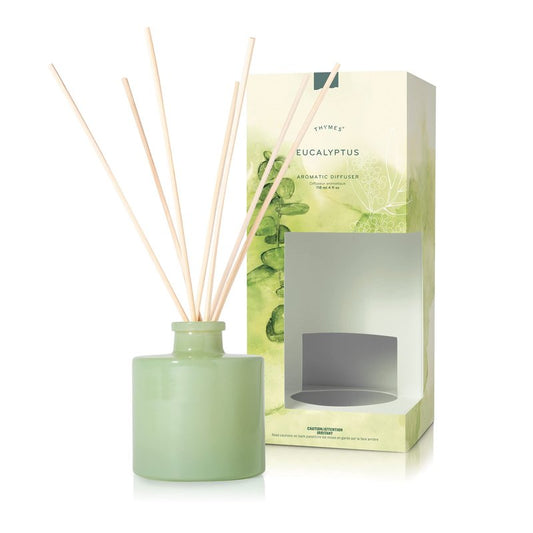 Thymes Petite Diffuser - 4 Fl Oz - Eucalyptus, Rattan Material