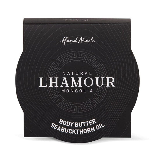 Lhamour Body Butter Dry Skin - Deep Moisturizing Body Balm with Sea Buckthorn oil, Beef Tallow, Rosehip & Shea Butter, Skin Moisturizer Balm for Dry & Sensitive Skin, Non-Greasy Lavender Scent,3.53 oz
