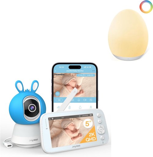 JolyWell Night Light - Versatile Baby Monitor with Soothing Glow | Ideal for Nursery Use