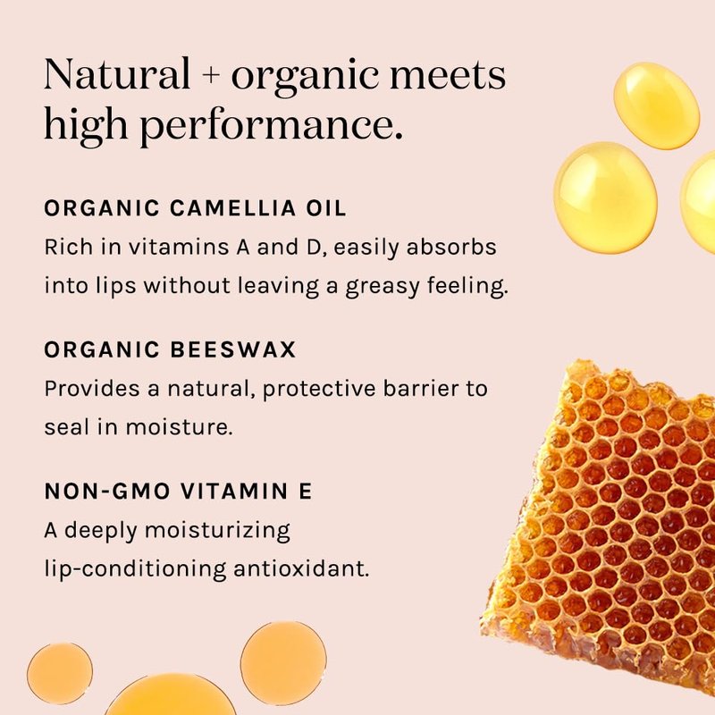 Kari Gran Lip Whip | Moisturizing Lip Balm with Organic Oils | Glossy Sheen + Peppermint | Rich Buttery Texture, Hydrates & Protects | Non-GMO, Organic Ingredients, Made in USA (Blush Peppermint)