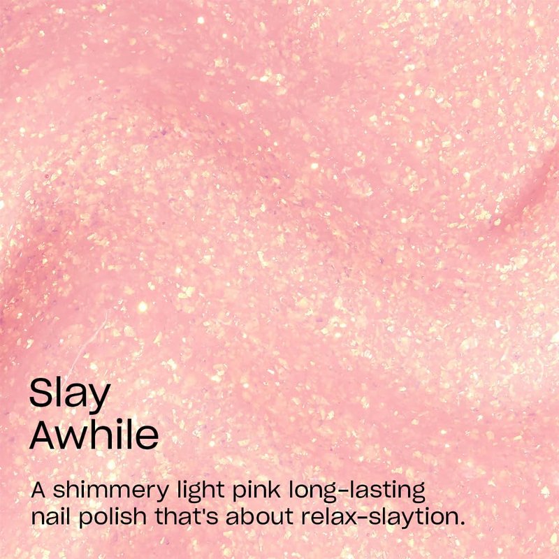 OPI Infinite Shine Slay Awhile | Sheer Pastel Light Pink Shimmer Long Wear Gel Like Nail Polish | OPI'm Dreaming Collection