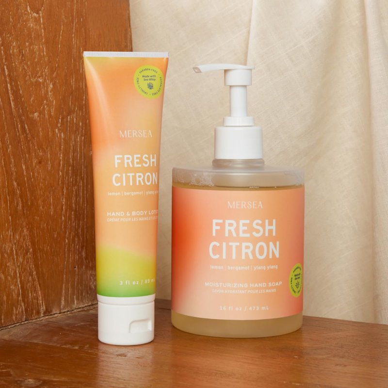 Moisturizing Liquid Hand Soap - Fresh Citron Scent | Large 16 fl oz Pump Bottle