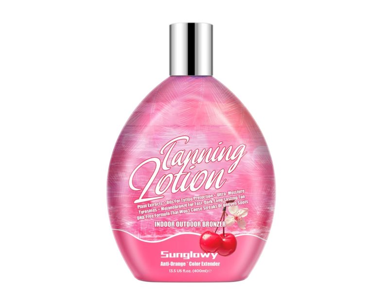 Sunglowy Tanning Lotion For Indoor Tanning Beds And Outdoor Sun With Tattoo Protecting Formula, Tanning Bed Lotion with Bronzer, DHA-Free, 13.5 Fl.Oz