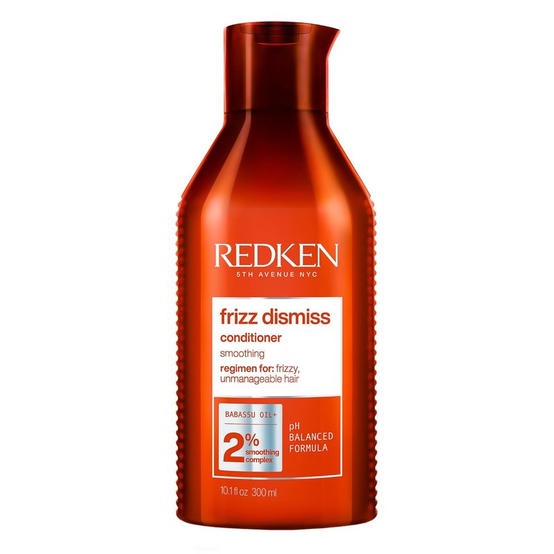 Redken Frizz Dismiss Conditioner - Frizz Control & Moisturizing for All Hair Types | Enhances Shine with Babassu Oil