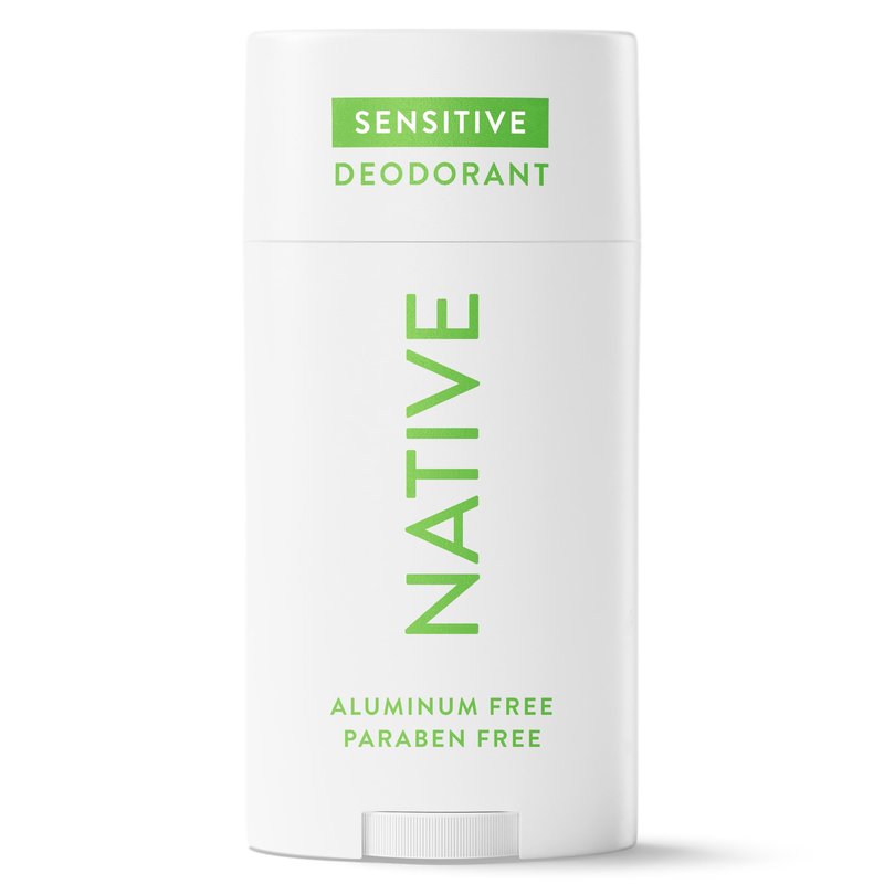 Native Sensitive Deodorant Contains Naturally Derived Ingredients, 72 Hour Odor Control | Deodorant for Women & Men, Aluminum Free with Baking Soda, Coconut Oil and Shea Butter, Cucumber & Mint