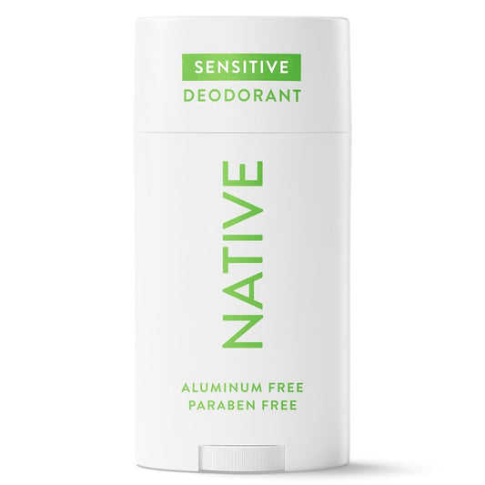 Native Sensitive Deodorant Contains Naturally Derived Ingredients, 72 Hour Odor Control | Deodorant for Women & Men, Aluminum Free with Baking Soda, Coconut Oil and Shea Butter, Cucumber & Mint