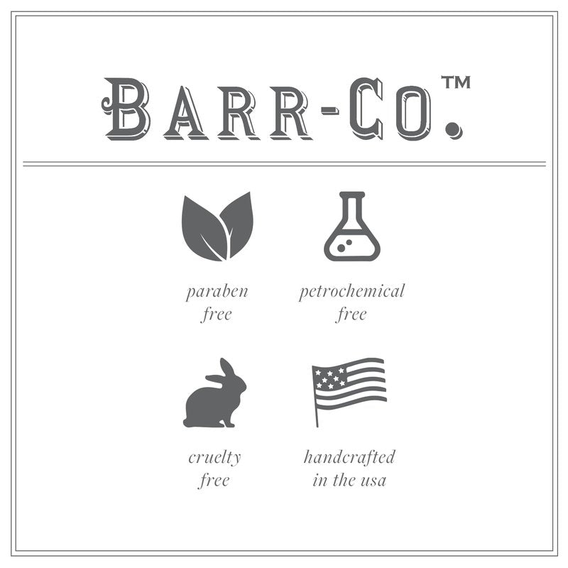 BARR-CO. Original Scent Shea Butter Hand Cream for Women & Men - Tranquil Milky Oat, Vanilla & Vetiver Hand Moisturizer for Dry Cracked & Working Hands - Moisturizing, Smooth Repair Cream, 3.4 fl oz