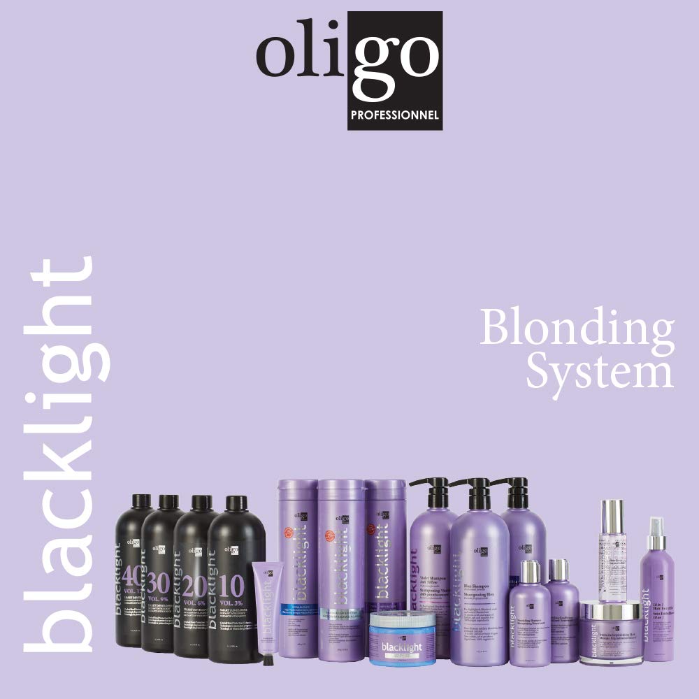 Oligo Professionnel - Blacklight Nourishing Conditioner for blondes - Sulfate free Vegan - For color treated hair - Hydrating formula with Argan oil - 8.5 oz
