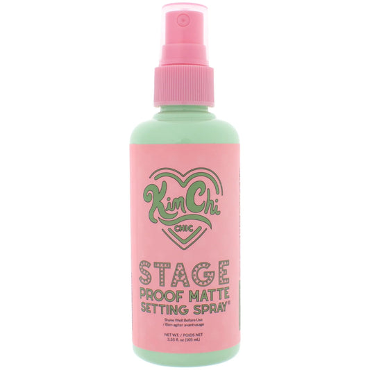 KimChiChic Beauty Stage Proof Matte Setting Spray, Makeup Finishing Mist and Fixative for All Skin Types, 3.55 fl oz