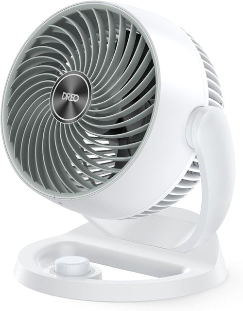 Dreo Air Circulator Fan - 11.8" Quiet Desk Fan with 3 Speeds & 120° Adjustable Tilt | Portable for Home & Office