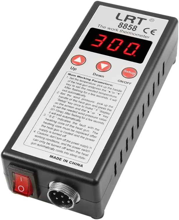 LRT 8858 Hot Air Rework Station, Digital Heat Gun for SMD Repair